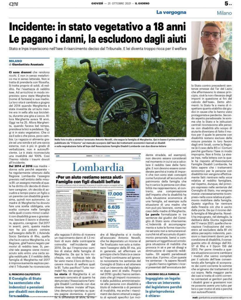 QUANDO OLTRE AL DANNO PARE NON BASTARE NEMMENO LA BEFFA